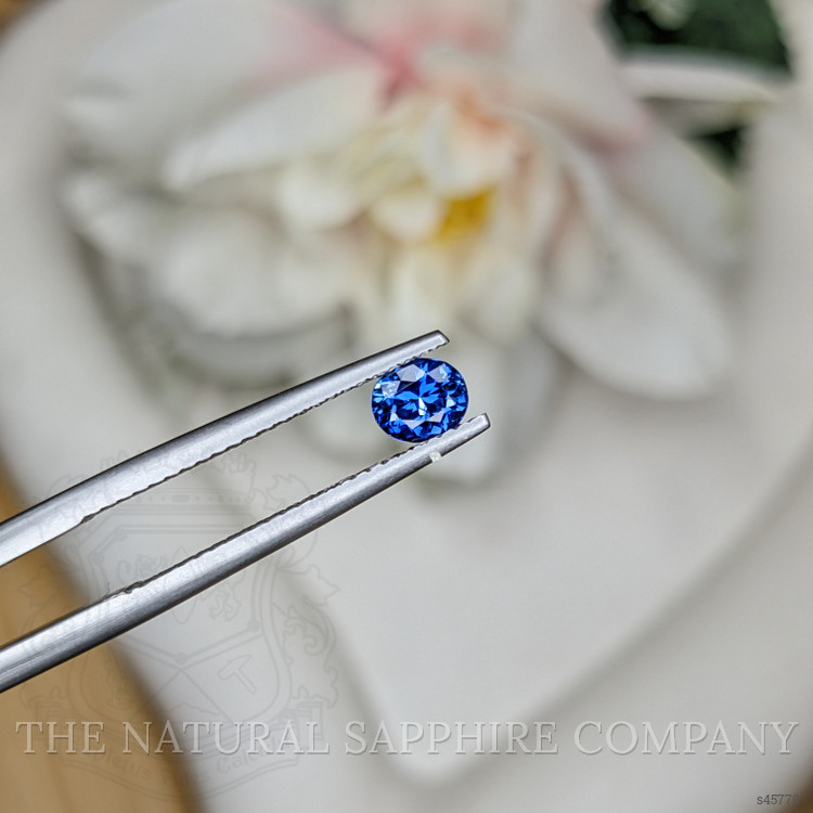 0.43 Ct. Blue Sapphire from Ceylon (Sri Lanka)
