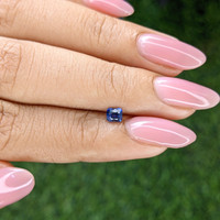 0.39 Ct. Blue Sapphire from Ceylon (Sri Lanka) Life Style