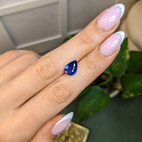 3.03 Ct. Blue Sapphire from Ceylon (Sri Lanka) Life Style