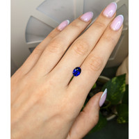 2.60 Ct. Blue Sapphire from Madagascar Life Style