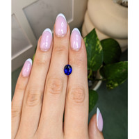 2.60 Ct. Blue Sapphire from Madagascar Life Style