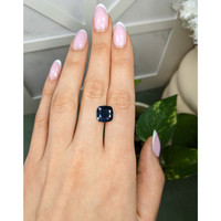 6.38 Ct. Blue Sapphire from Ceylon (Sri Lanka) Life Style