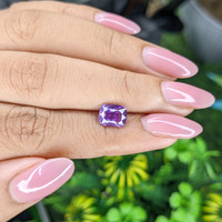 2.01 Ct. Purple Sapphire from Madagascar Life Style