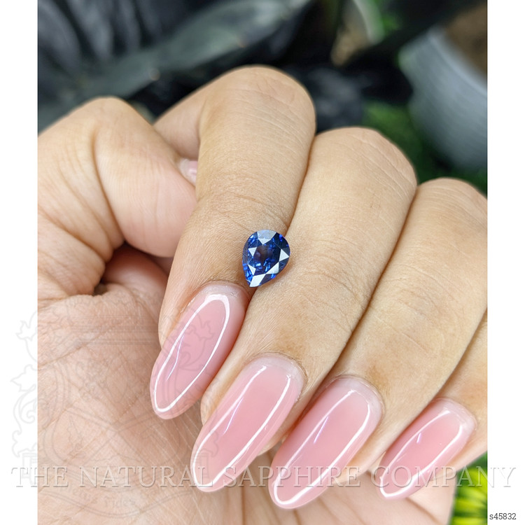 1.45 Ct. Blue Sapphire from Ceylon (Sri Lanka)