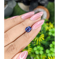 1.60 Ct. Purplish Blue Sapphire from Ceylon (Sri Lanka) Life Style