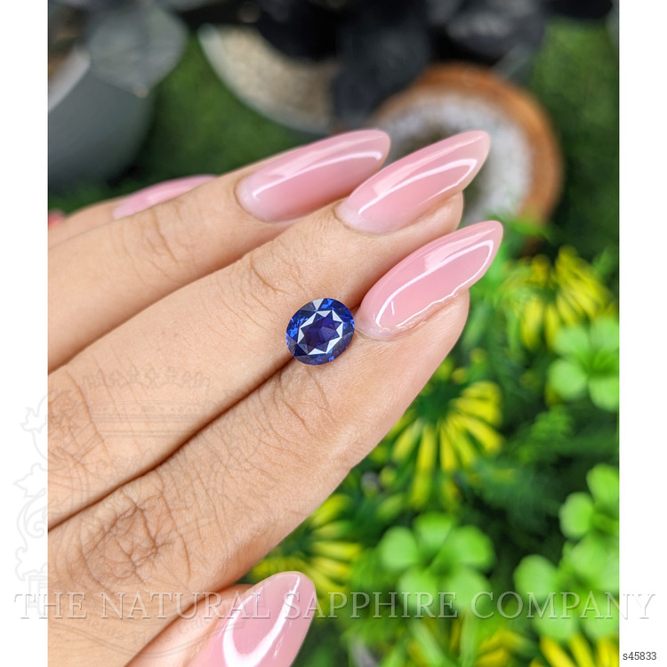 1.60 Ct. Purplish Blue Sapphire from Ceylon (Sri Lanka)