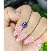 1.60 Ct. Purplish Blue Sapphire from Ceylon (Sri Lanka) Life Style