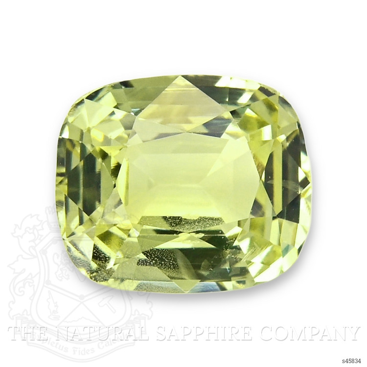 2.06 Ct. Yellowish Green Sapphire from Tanzania