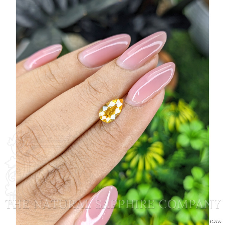 1.10 Ct. Yellow Sapphire from Ceylon (Sri Lanka)