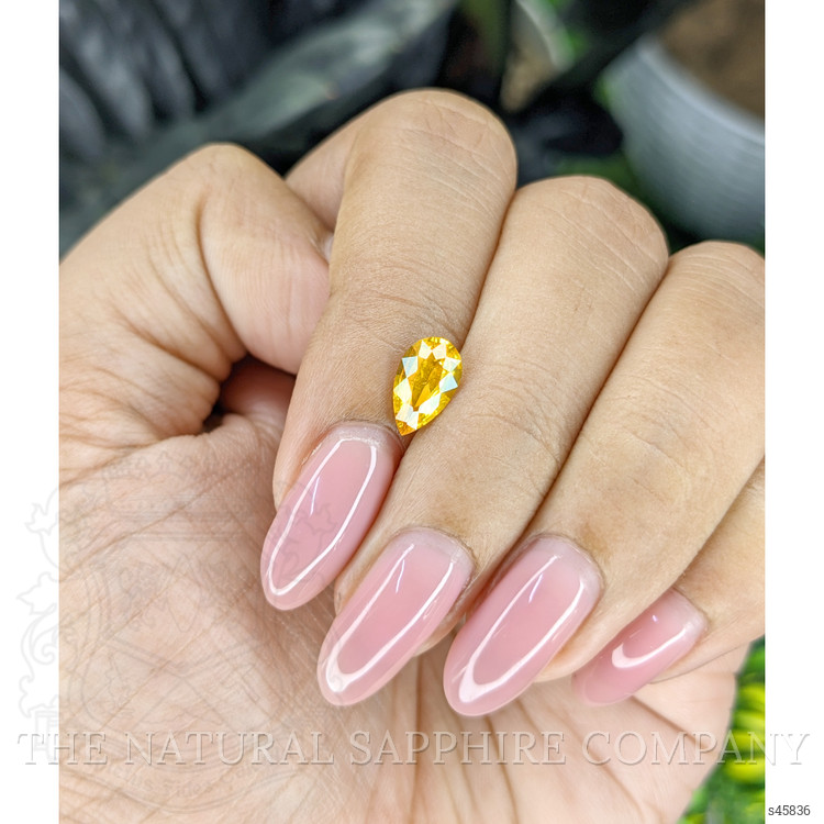 1.10 Ct. Yellow Sapphire from Ceylon (Sri Lanka)