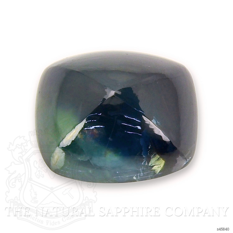 6.62 Ct. Bi Color / Parti Cabochon Sapphire from Tanzania