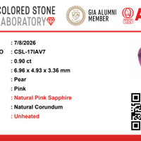 0.89 Ct. Pink Sapphire from Ceylon (Sri Lanka) Pdf