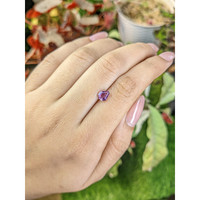 0.99 Ct. Pinkish Purple Sapphire from Ceylon (Sri Lanka) Life Style