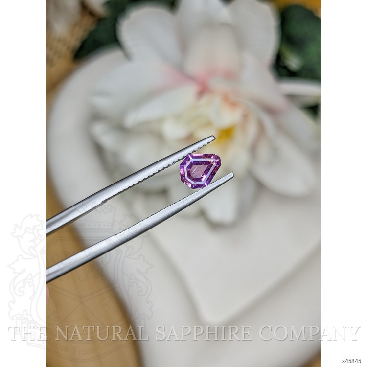 0.99 Ct. Pinkish Purple Sapphire from Ceylon (Sri Lanka)