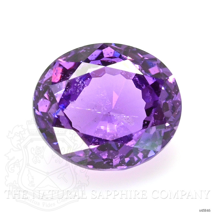 0.68 Ct. Purple Sapphire from Ceylon (Sri Lanka)