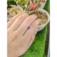 0.68 Ct. Purple Sapphire from Ceylon (Sri Lanka) Life Style