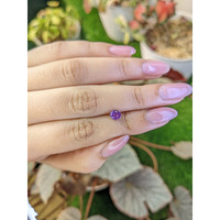 0.68 Ct. Purple Sapphire from Ceylon (Sri Lanka) Life Style
