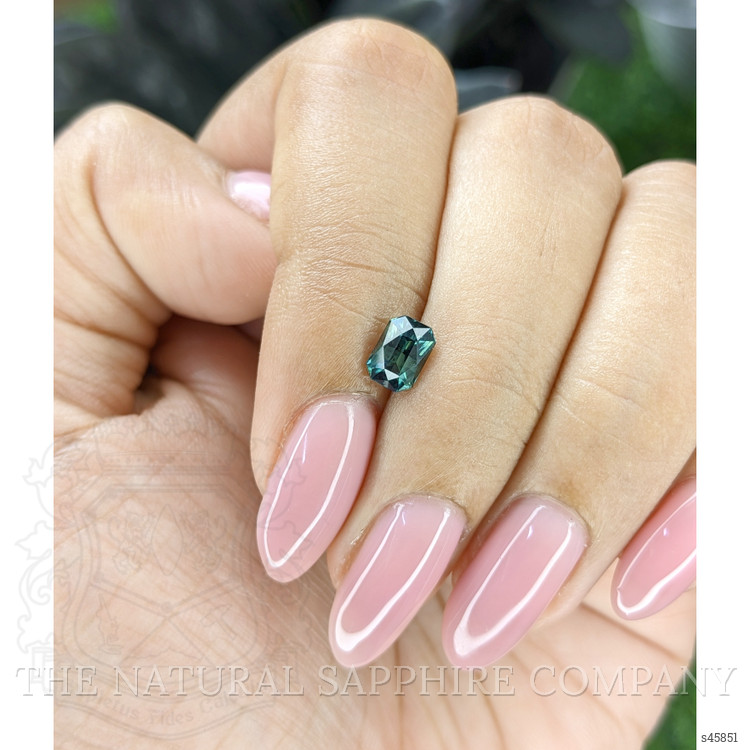 0.91 Ct. Bluish Green Sapphire from Madagascar
