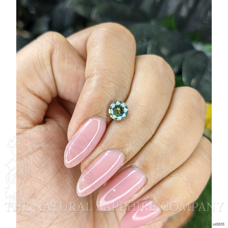 0.90 Ct. Bluish Green Sapphire from Madagascar