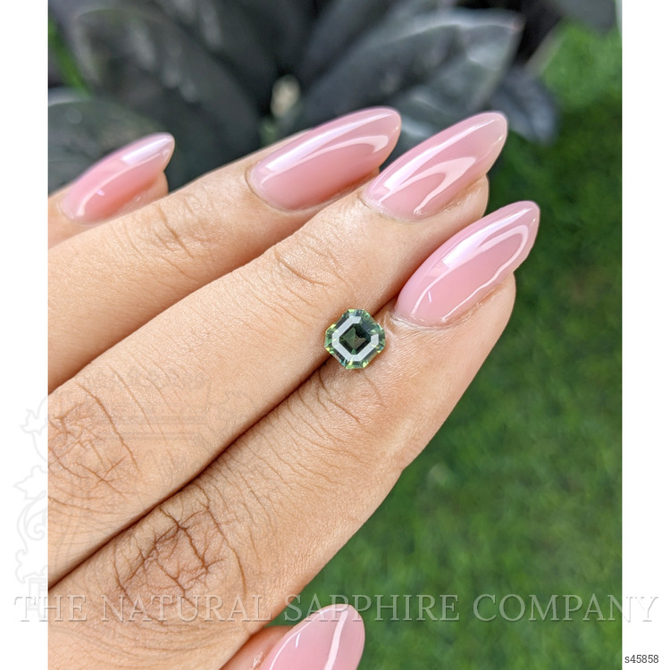 0.95 Ct. Bluish Green Sapphire from Madagascar