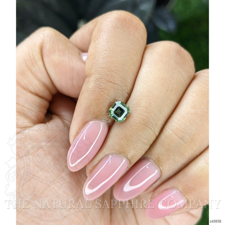0.95 Ct. Bluish Green Sapphire from Madagascar