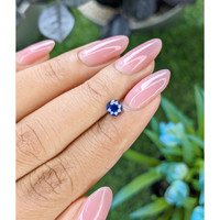 0.83 Ct. Blue Sapphire from Tanzania Life Style