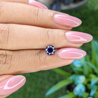 1.14 Ct. Blue Sapphire from Tanzania Life Style