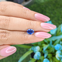 1.30 Ct. Blue Sapphire from Tanzania Life Style