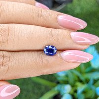 1.34 Ct. Blue Sapphire from Tanzania Life Style