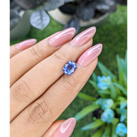 1.71 Ct. Blue Sapphire from Tanzania Life Style