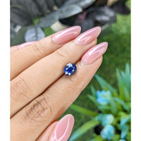 1.85 Ct. Blue Sapphire from Tanzania Life Style