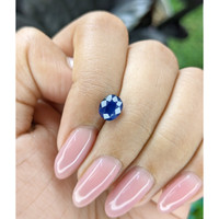 1.85 Ct. Blue Sapphire from Tanzania Life Style