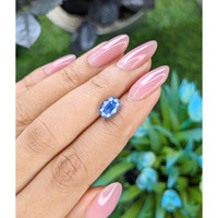 2.57 Ct. Blue Sapphire from Tanzania Life Style