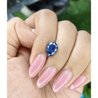 2.70 Ct. Blue Sapphire from Tanzania Life Style