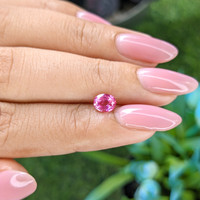 0.86 Ct. Pink Sapphire from Tanzania Life Style
