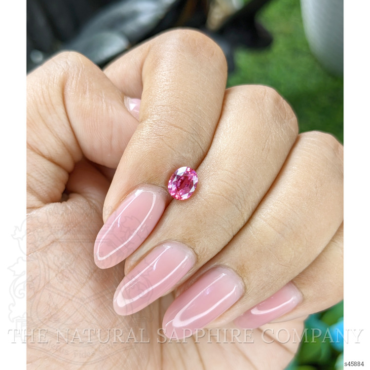 0.86 Ct. Pink Sapphire from Tanzania