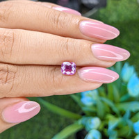 1.48 Ct. Purplish Pink Sapphire from Tanzania Life Style