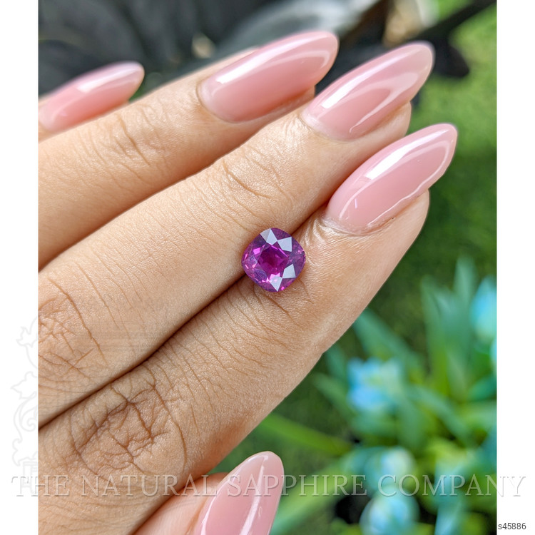 1.52 Ct. Pinkish Purple Sapphire from Tanzania