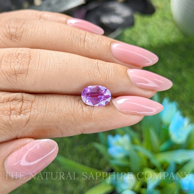 3.00 Ct. Pinkish Purple Sapphire from Tanzania