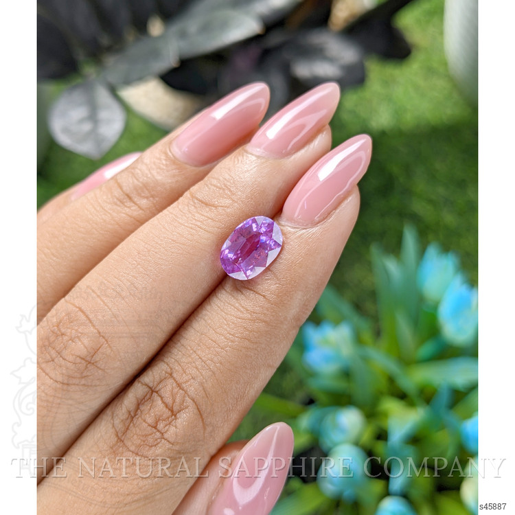 3.00 Ct. Pinkish Purple Sapphire from Tanzania