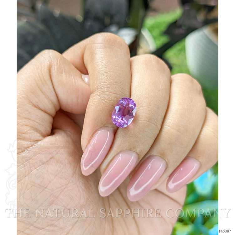 3.00 Ct. Pinkish Purple Sapphire from Tanzania