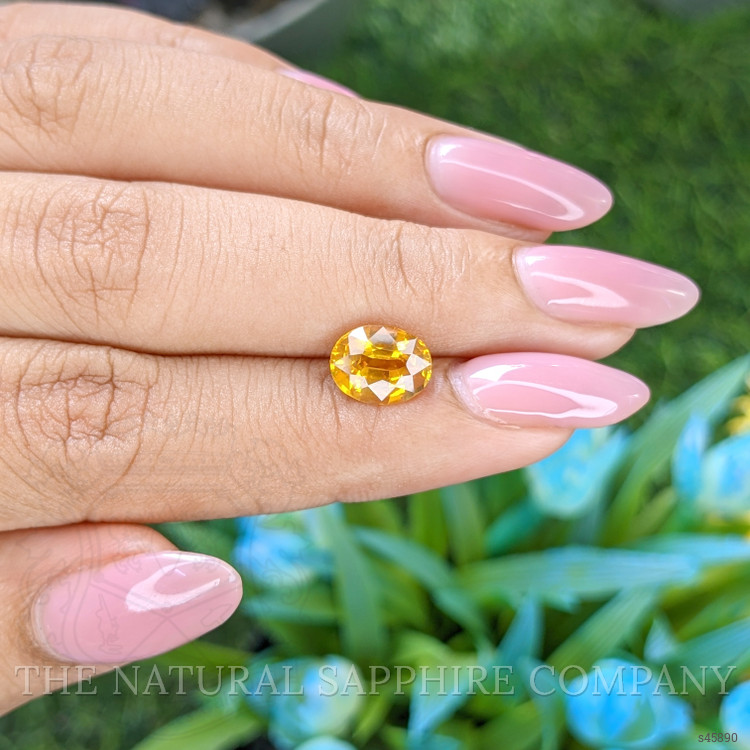 2.50 Ct. Orangish Yellow Sapphire from Tanzania