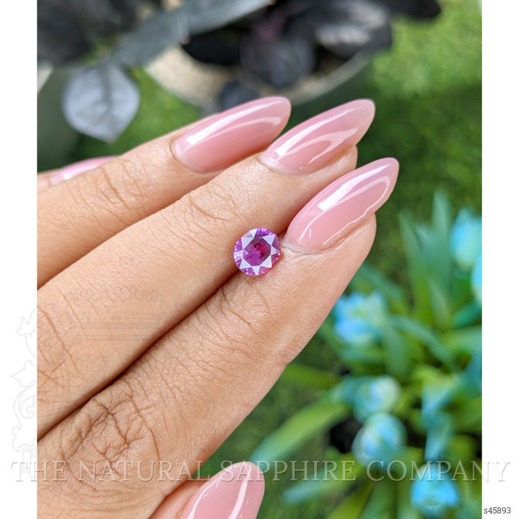 1.11 Ct. Pinkish Purple Sapphire from Madagascar