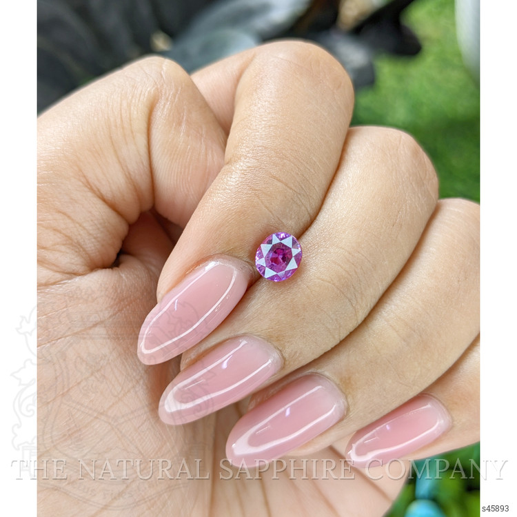 1.11 Ct. Pinkish Purple Sapphire from Madagascar