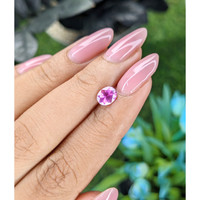 1.16 Ct. Purplish Pink Sapphire from Madagascar Life Style