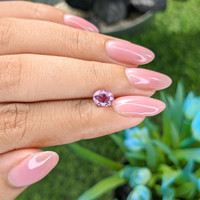 1.14 Ct. Purplish Pink Sapphire from Madagascar Life Style