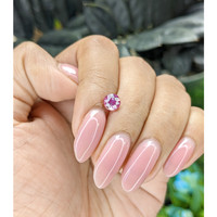 1.07 Ct. Purplish Pink Sapphire from Madagascar Life Style