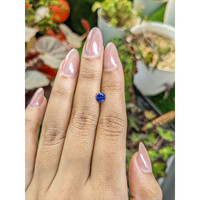 0.71 Ct. Blue Sapphire from Ceylon (Sri Lanka) Life Style