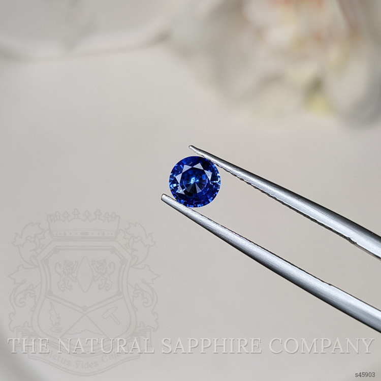 0.71 Ct. Blue Sapphire from Ceylon (Sri Lanka)