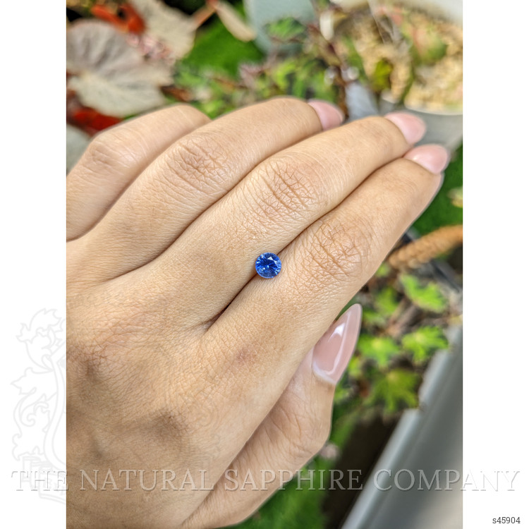 0.59 Ct. Blue Sapphire from Ceylon (Sri Lanka)